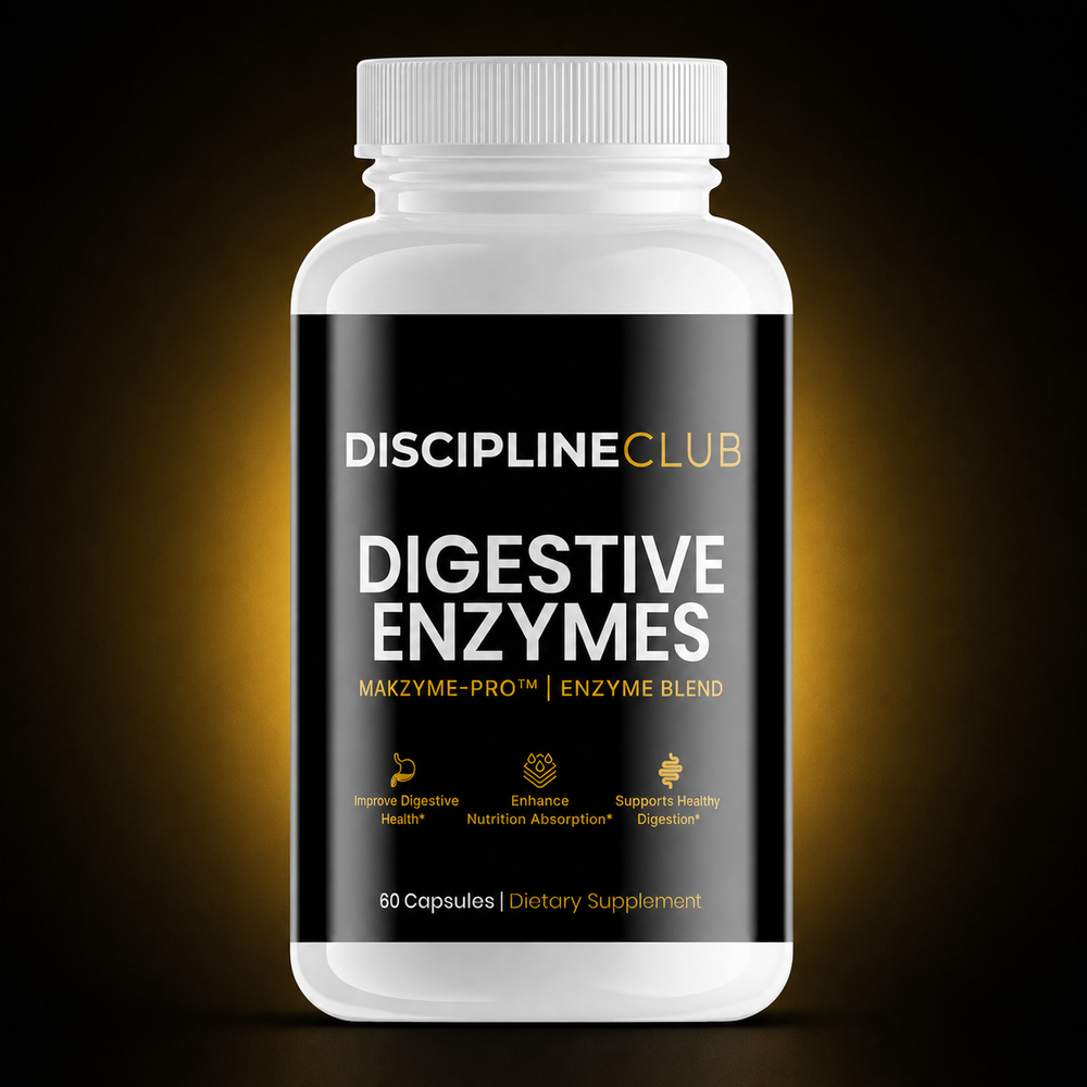 Discipline Club Digestive Enzymes — front