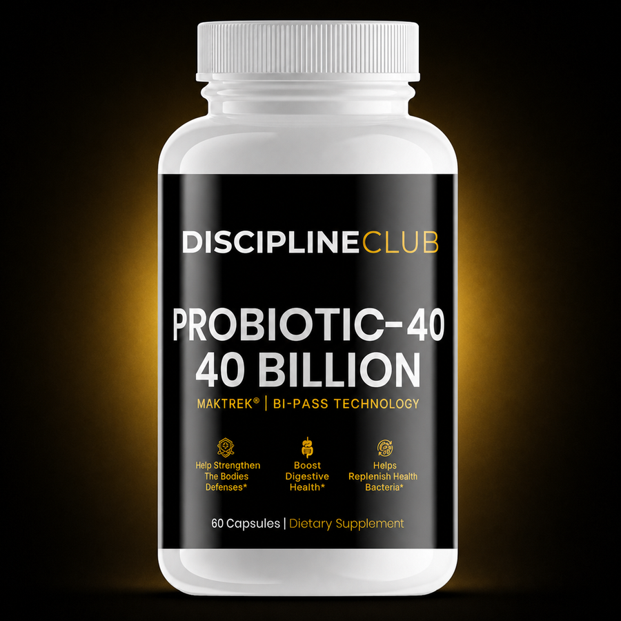 Discipline Club Probiotic, front