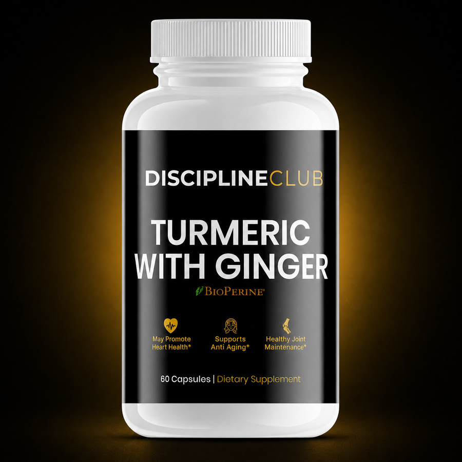 Discipline Club Turmeric and Ginger, front