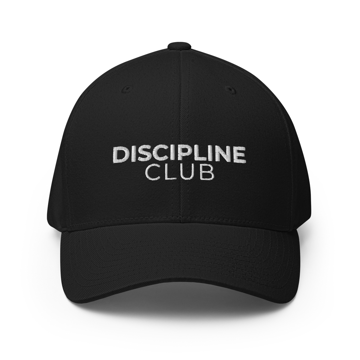 Black structured Discipline Club classic hat