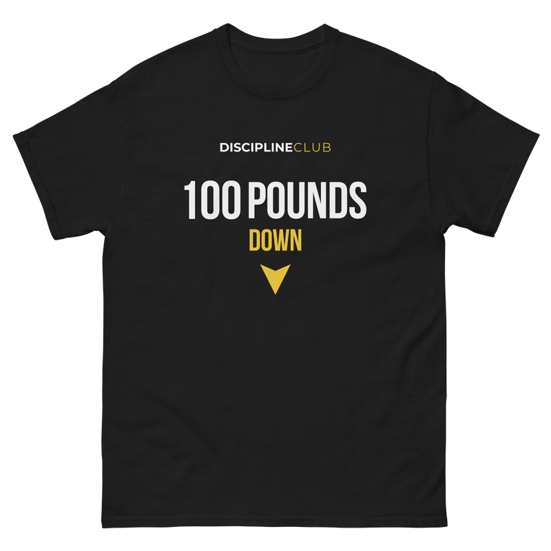 Discipline Club Goal Shirt, 100 pounds down