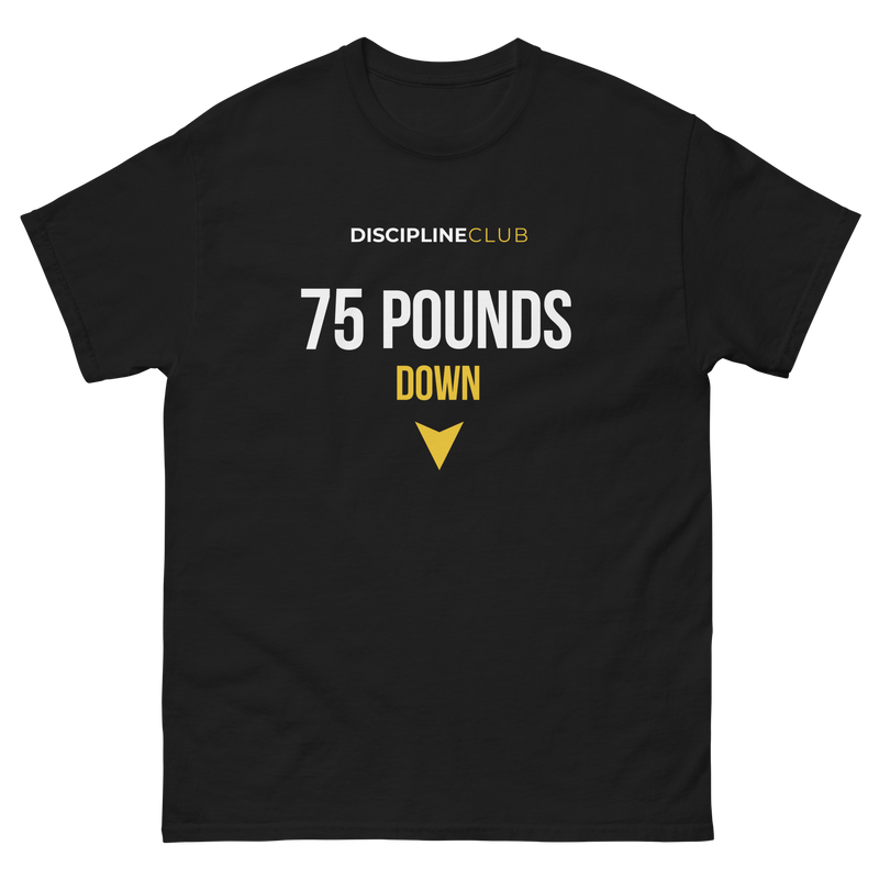 Discipline Club Goal Shirt, 75 pounds down