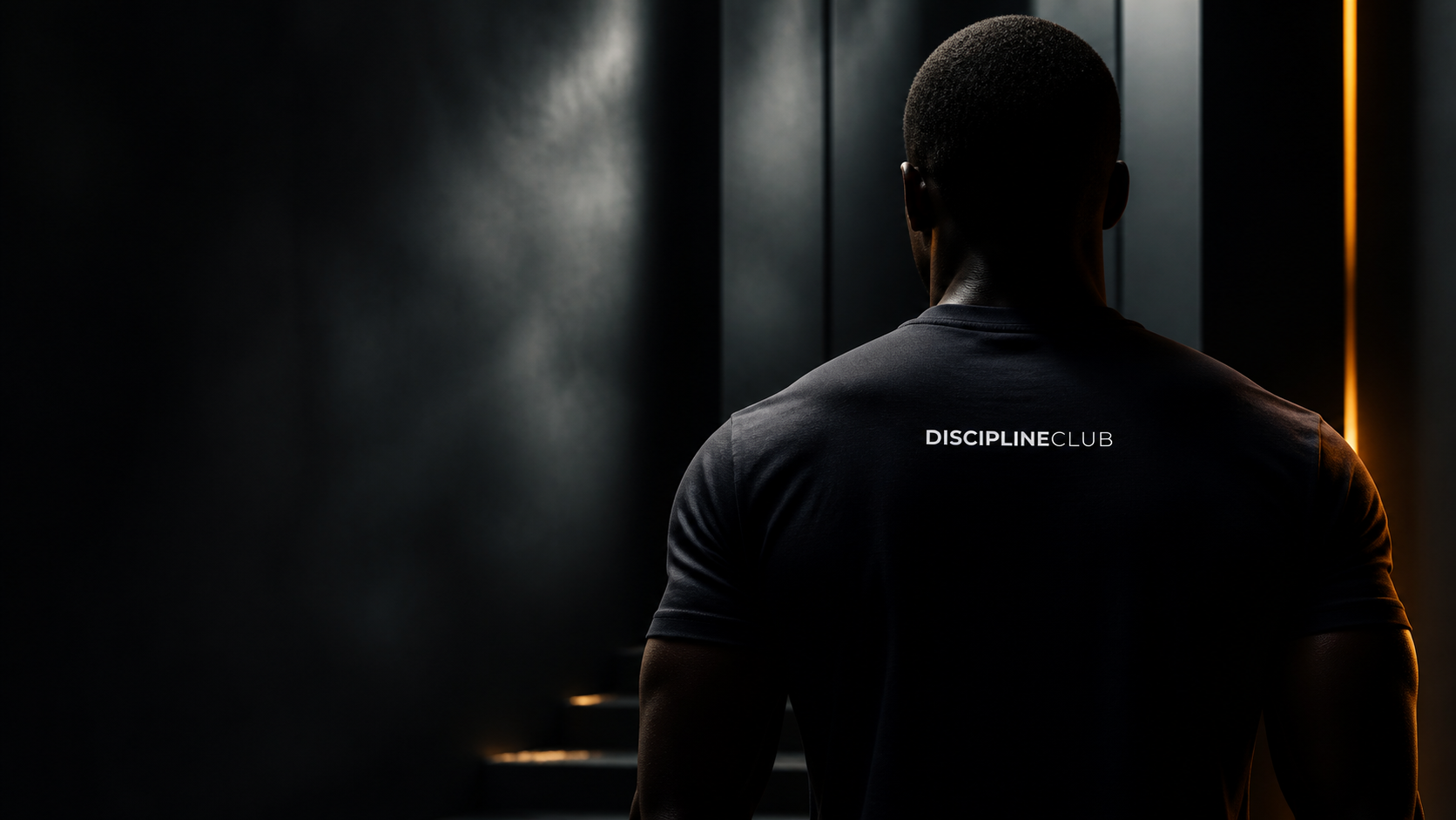 Faceless Discipline Club member wearing the standard