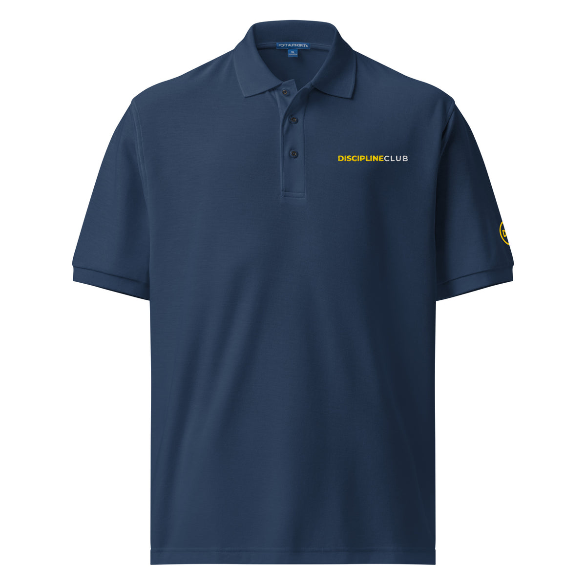 Discipline Club Boardroom Polo in navy, front