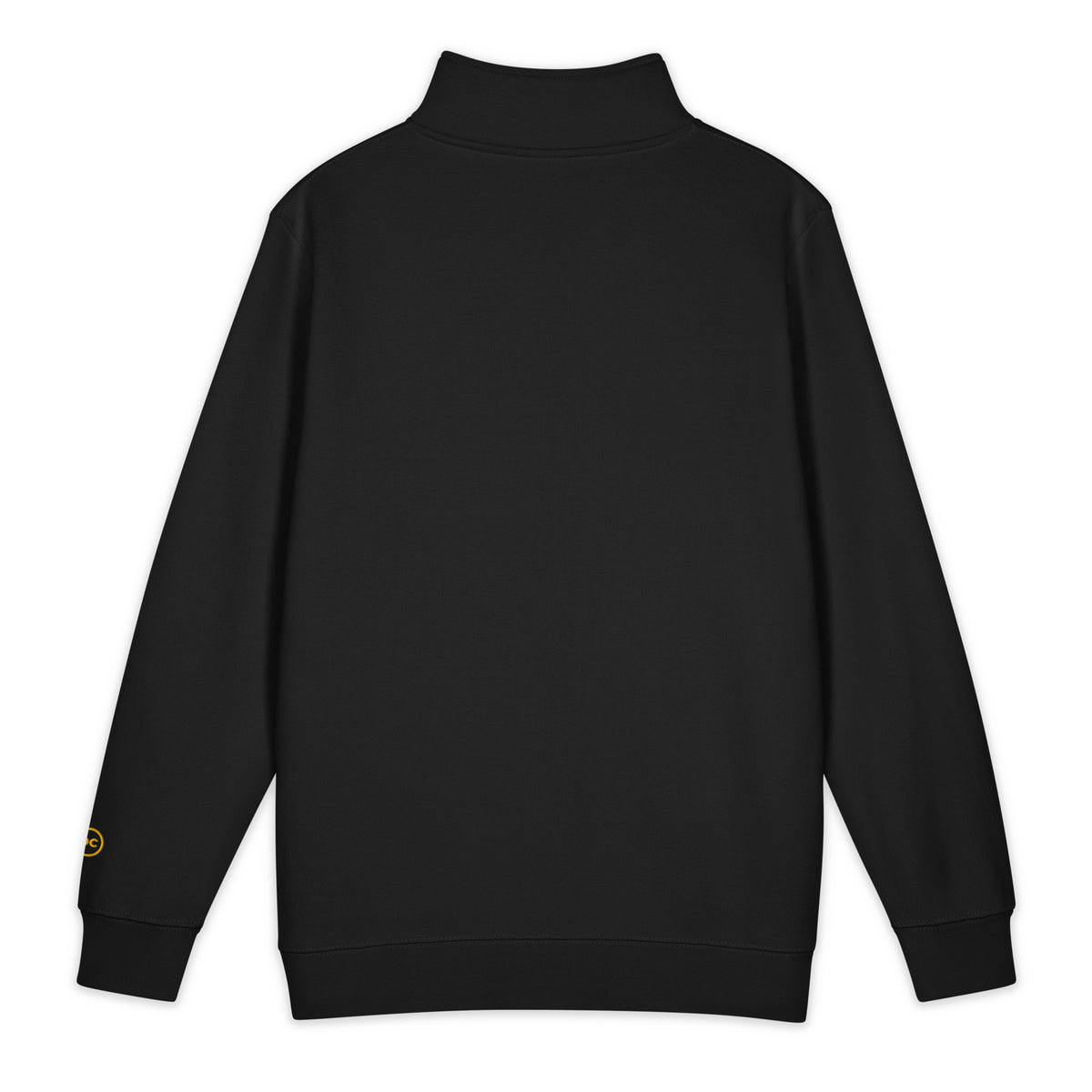 Discipline Club Quarter Zip in black, back