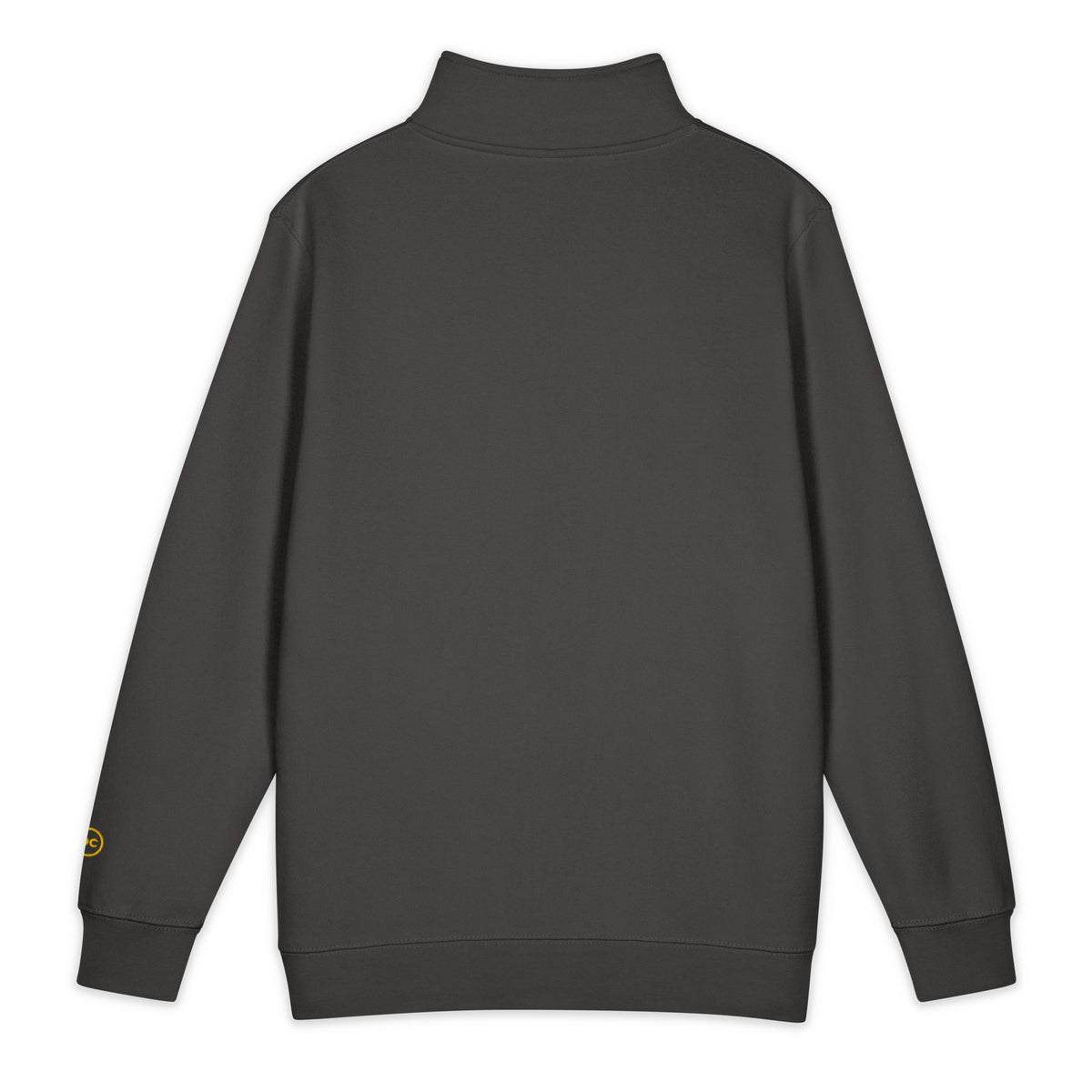 Discipline Club Quarter Zip in grey, back